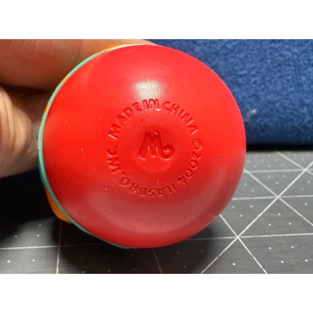 PLAYSKOOL WEEBLE WOBBLE RARE PUPPY DOG W RED HAT FIGURE